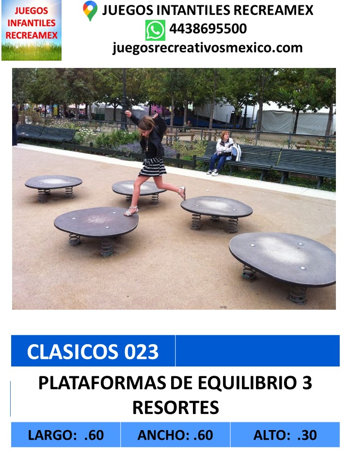 plataformas de equilibrio de 3 resortes